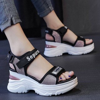 Giày Sandal Thể Thao Đế Xuồng Mềm Thời Trang Cho Nữ