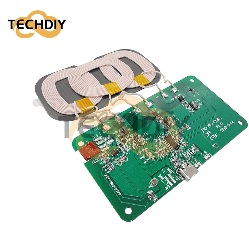 Bảng Mạch Sạc Nhanh Không Dây 15W / 20W 12V 5V 2A Qi 5W / 10W / 15W Cho IPhone