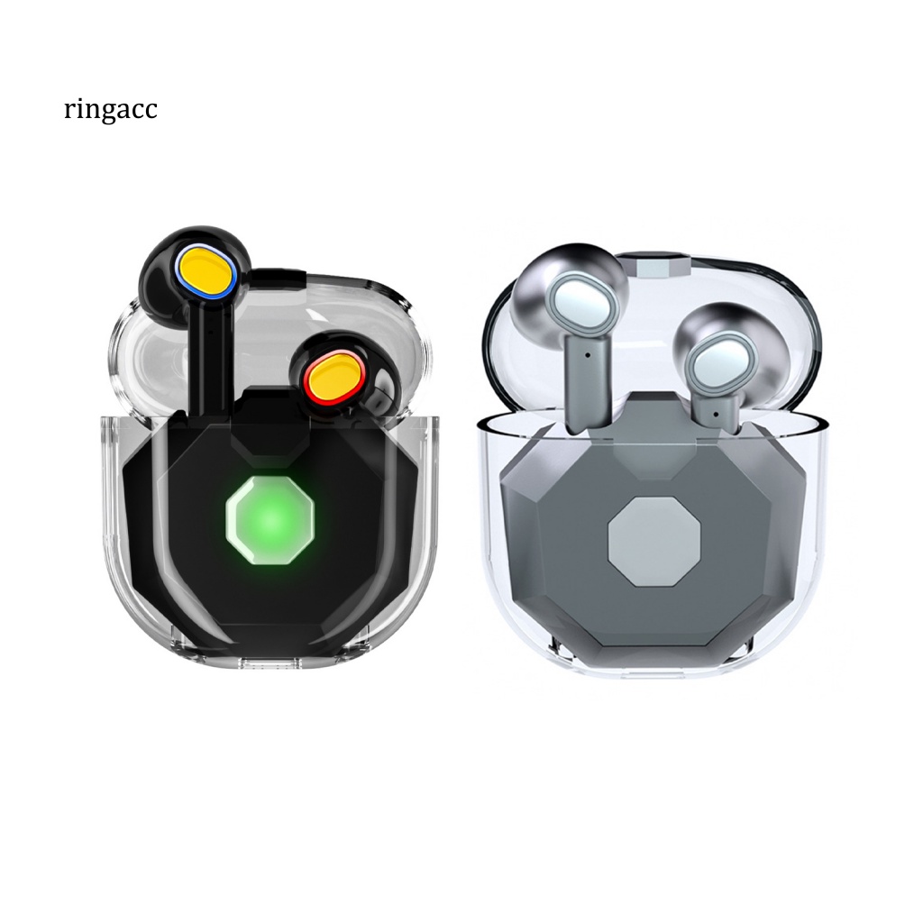 1 Cặp Tai Nghe Nhét Tai Nano3 Không Dây Chống Nước Trong Suốt Giảm Tiếng Ồn Điều Khiển Cảm Ứng