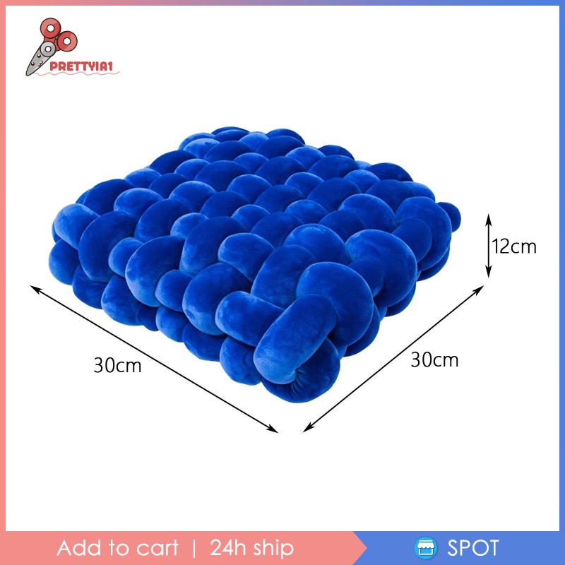 Gối Thắt Nút Bằng Sợi Dệt Tay Thời Trang [Prettyia1] Cho Nhà Hàng / Quán Bar / Sân Vườn