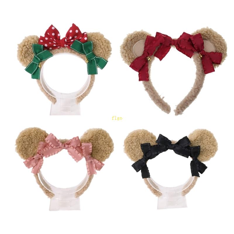 Băng Đô Tai Gấu Bông Hóa Trang Dễ Thương Dành Cho Trẻ Em Và Người Lớn