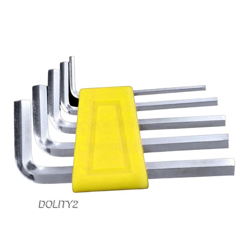 Bộ 5 Chìa Khóa Lục Giác Đa Năng Nhỏ Gọn [Dolity2] 5x Cờ Lê Allen Dành Cho Xe Hơi Xe Máy Xe Đạp