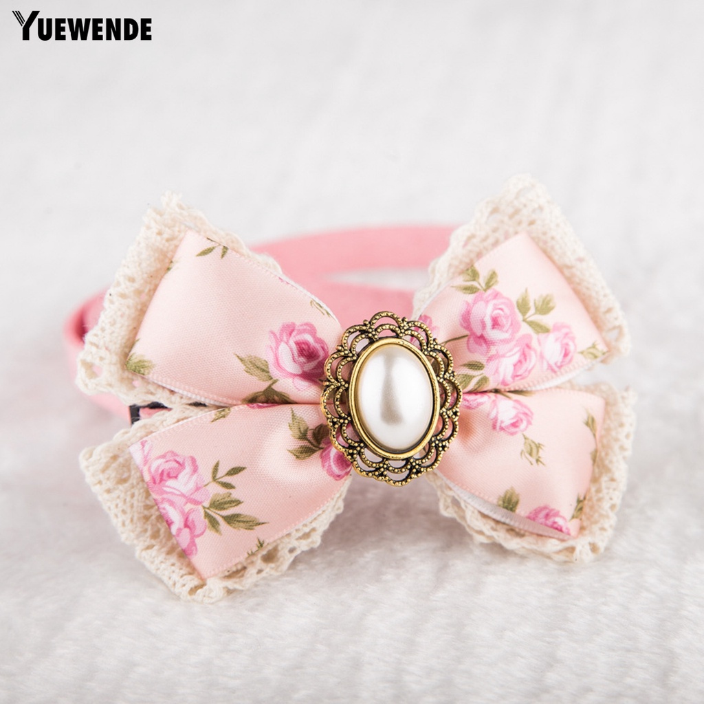 Vòng Đeo Cổ Họa Tiết Hoa Xinh Xắn Cho Thú Cưng YQ.E