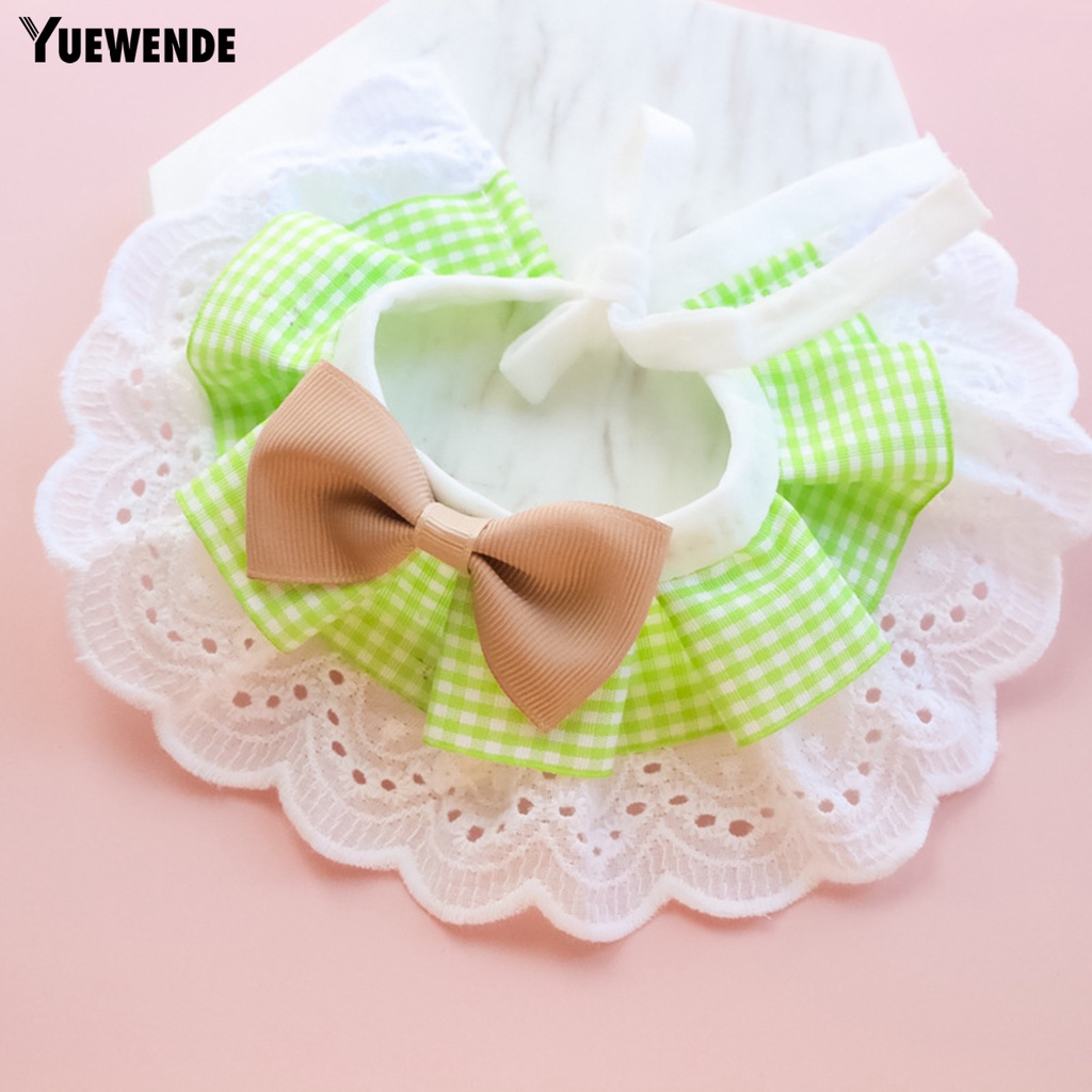 Yq.e Yếm Thắt Nơ Nhiều Màu Bằng Polyester Thân Thiện Với Da Chống Mài Mòn Dễ Sử Dụng Dành Cho Thú Cưng