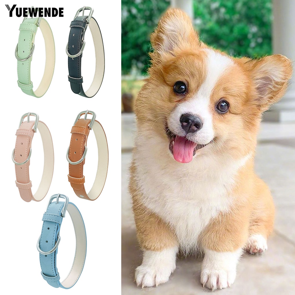Yq.e Vòng Cổ Hai Khóa Cài Cỡ Nhỏ / Vừa / Lớn Thoải Mái Chống Thoát Hiểm Có Thể Điều Chỉnh Cho Thú Cưng