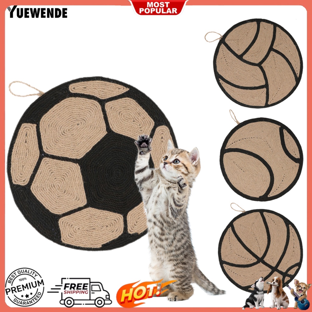 Thảm Lót Sàn YQ.E Chống Trượt Chống Mài Mòn In Họa Tiết Móng Vuốt Có Dây Đeo Cho Thú Cưng