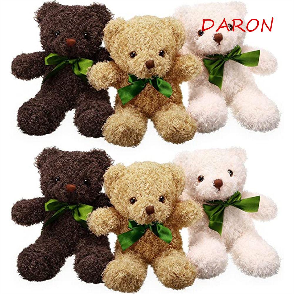 Gấu Teddy Nhồi Bông 25cm 3 Màu Đáng Yêu
