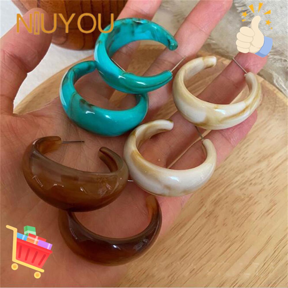 Bông Tai Acrylic Nhiều Màu Độc Đáo Thời Trang Cho Nữ