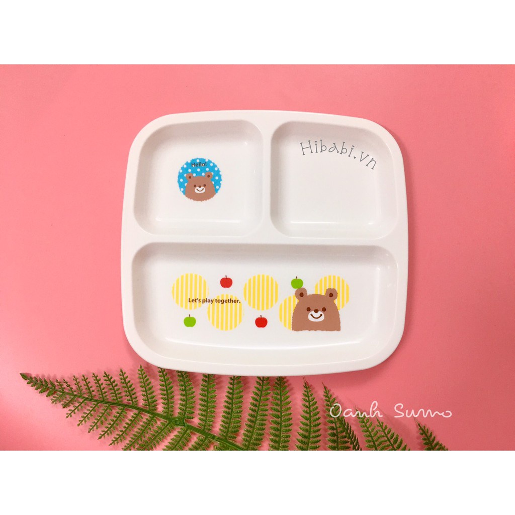 Khay ăn họa tiết động vật Nhật Bản