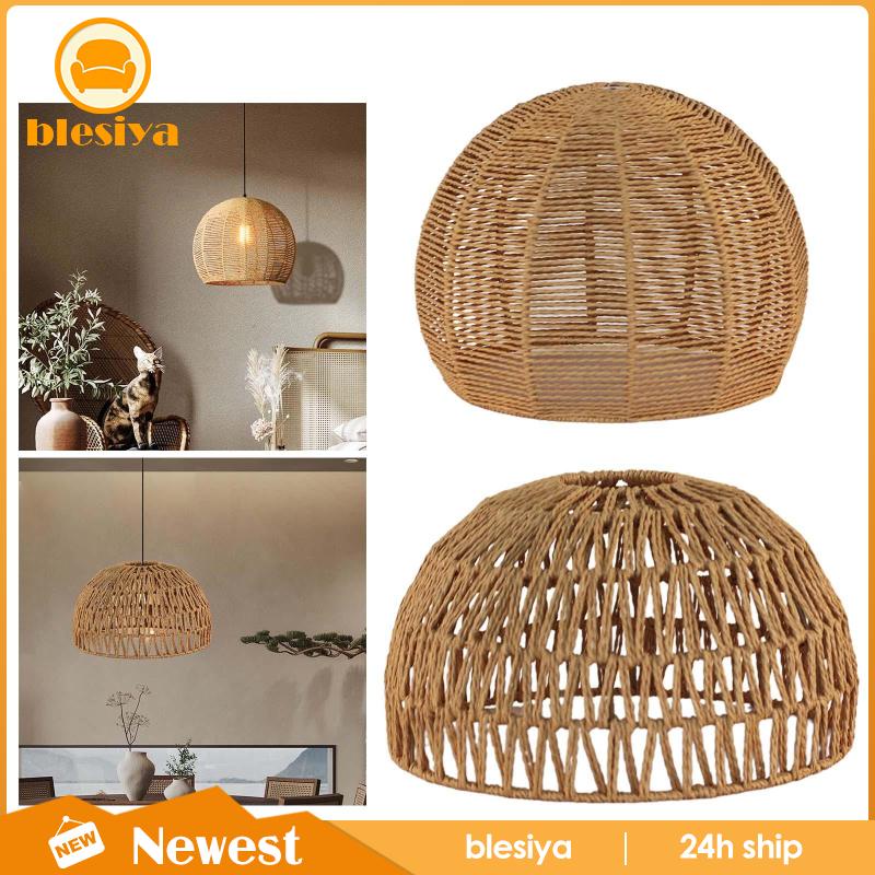 [Blesiya] Lồng Treo Dây Thừng Cố Định Bóng Đèn Cố Định Mộc Mạc