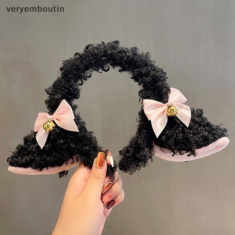 Băng Đô Tai Mèo Bông Dễ Thương Dành Cho Tiệc Hóa Trang