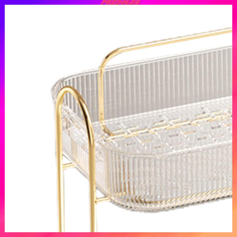 Giá Đựng Gia Vị Mỹ Phẩm 2 Ngăn Tiện Dụng Cho Nhà Bếp