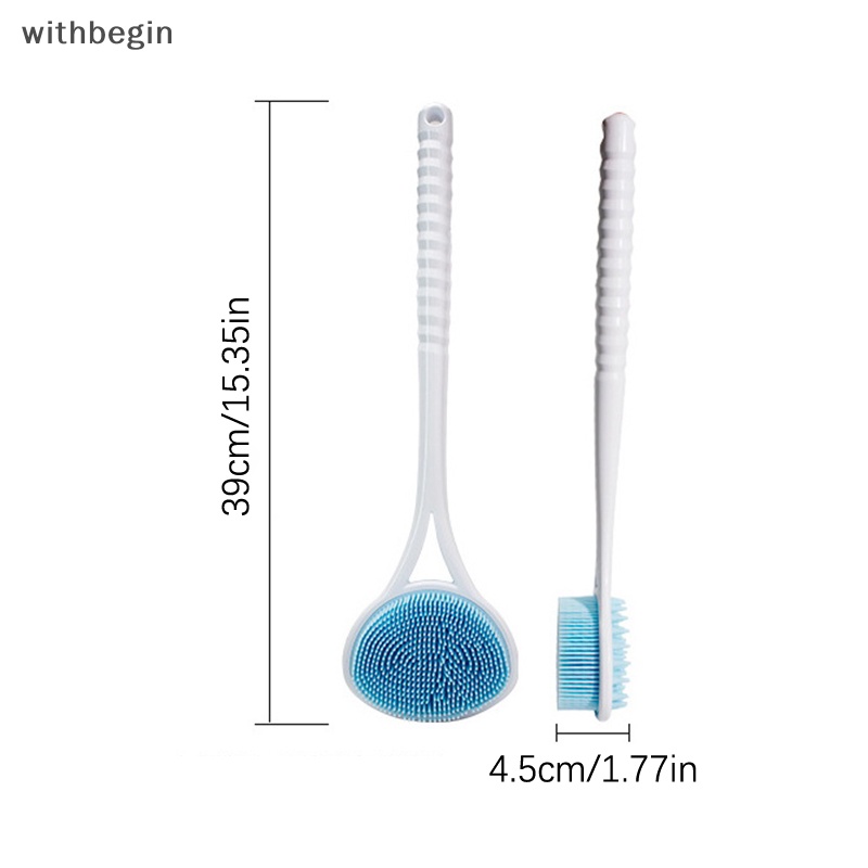 Bàn Chải Chà Lưng Cán Dài Bằng Silicon Tiện Dụng Khi Tắm