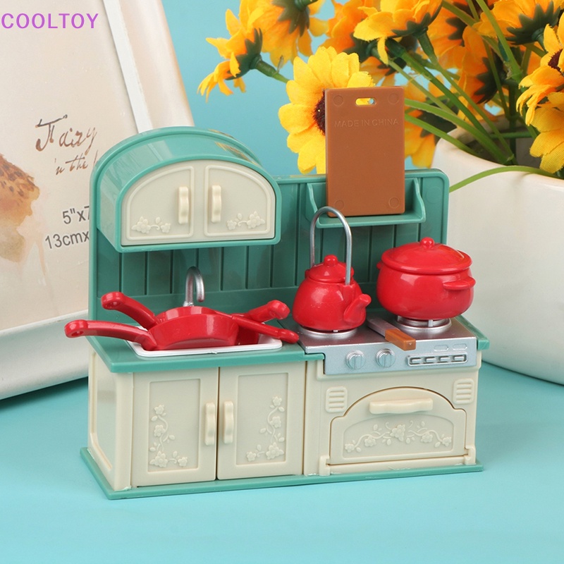 1 Bộ Dụng Cụ Nấu Ăn Mini Tỉ Lệ 1: 12 Cho Nhà Búp Bê