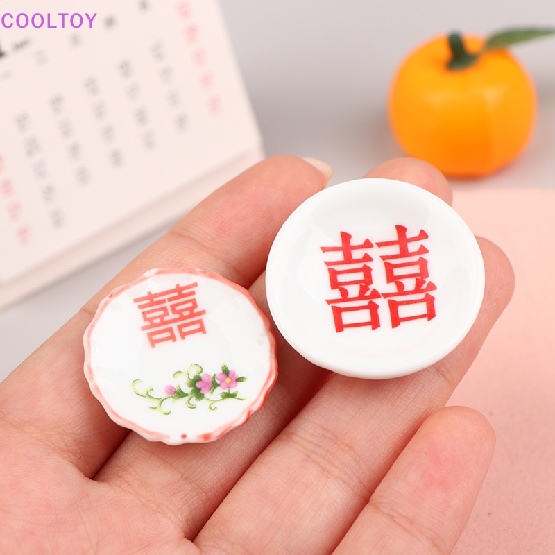 1 Đĩa Sứ Mini 1: 12 Tự Làm Đồ Trang Trí Nhà Búp Bê