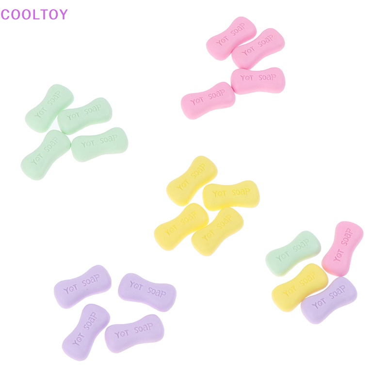 Set 4 Xà Phòng Mini Tỉ Lệ 1 / 12 Cho Nhà Búp Bê