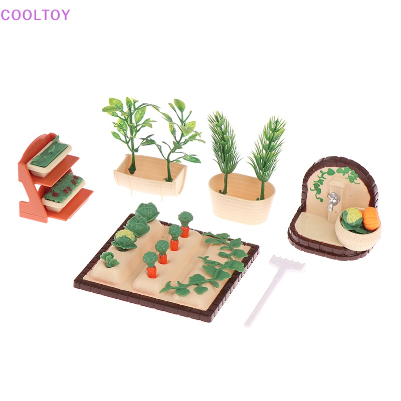 Cooltoy 1 Bộ Đồ Chơi Nhà Búp Bê Mini Khu Vườn Sinh Nhật Gia Đình / Khu Rừng / Bình Nước