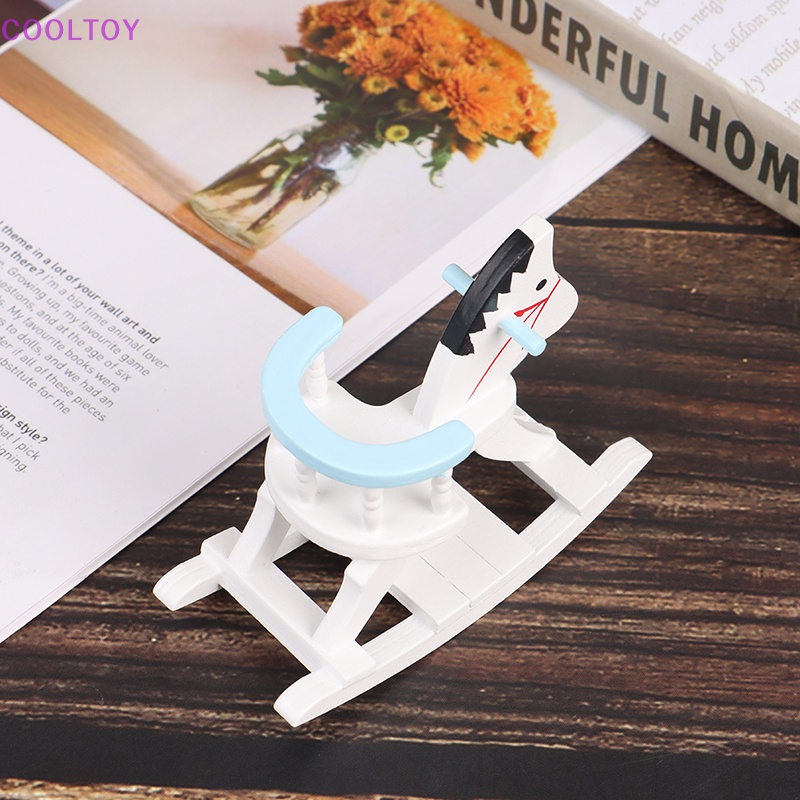 Mô Hình Ghế Ngựa Bập Bênh Tỉ Lệ 1: 12 Trang Trí Nhà Búp Bê