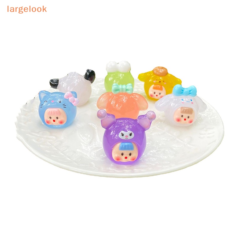 1 Búp Bê Kuromi Mini Phát Quang Dễ Thương Dùng Trang Trí Xe Hơi