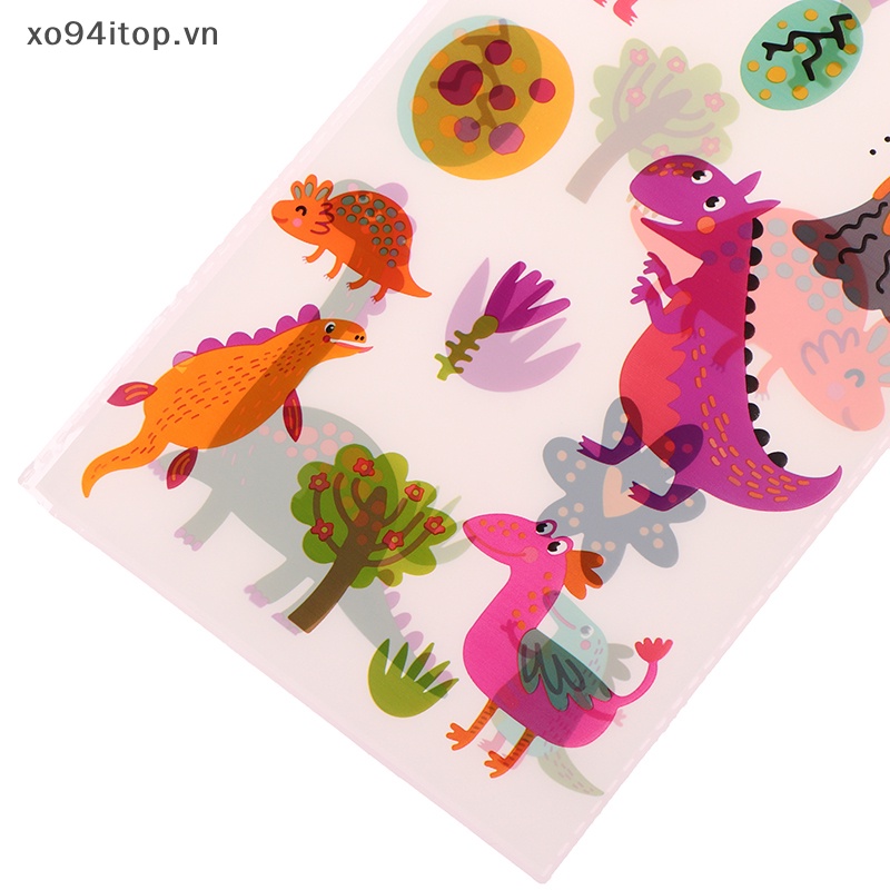 Set 25 Túi Nhựa Đựng Bánh Kẹo Hình Khủng Long Dễ Thương