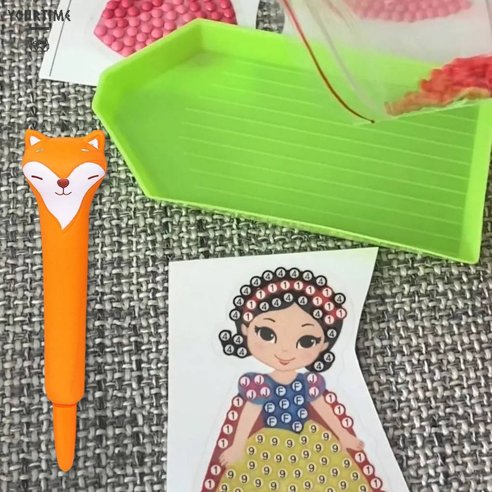 Bút Đính Đá 5D Tự Làm Họa Tiết Hoạt Hình Cho Người Lớn Và Trẻ Em