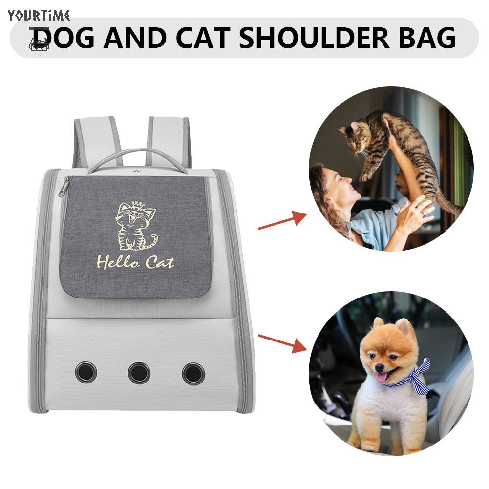 Ba Lô Địu Thú Cưng Thoáng Khí Có Dây Điều Chỉnh Được