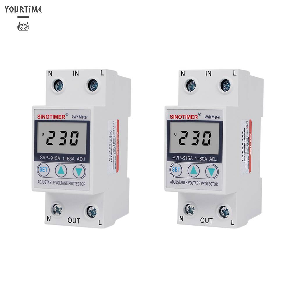 Thiết Bị Đo Điện Áp 230VAC KWH 63A / 80A Chuyên Dụng Cho Nhà Cửa