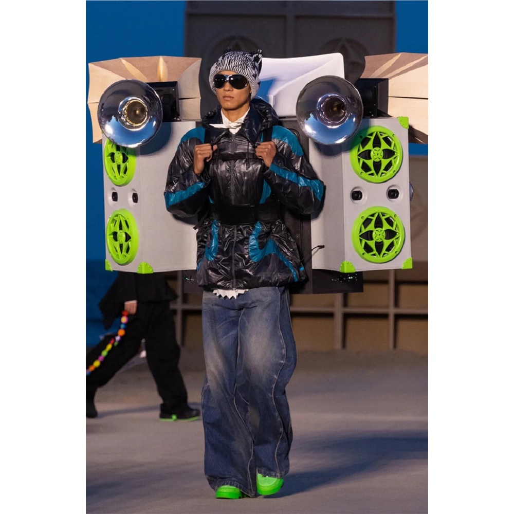 Quần Jean Wang Jiaer Chính Hãng 23ss Show Phong Cách Đường Phố Mới