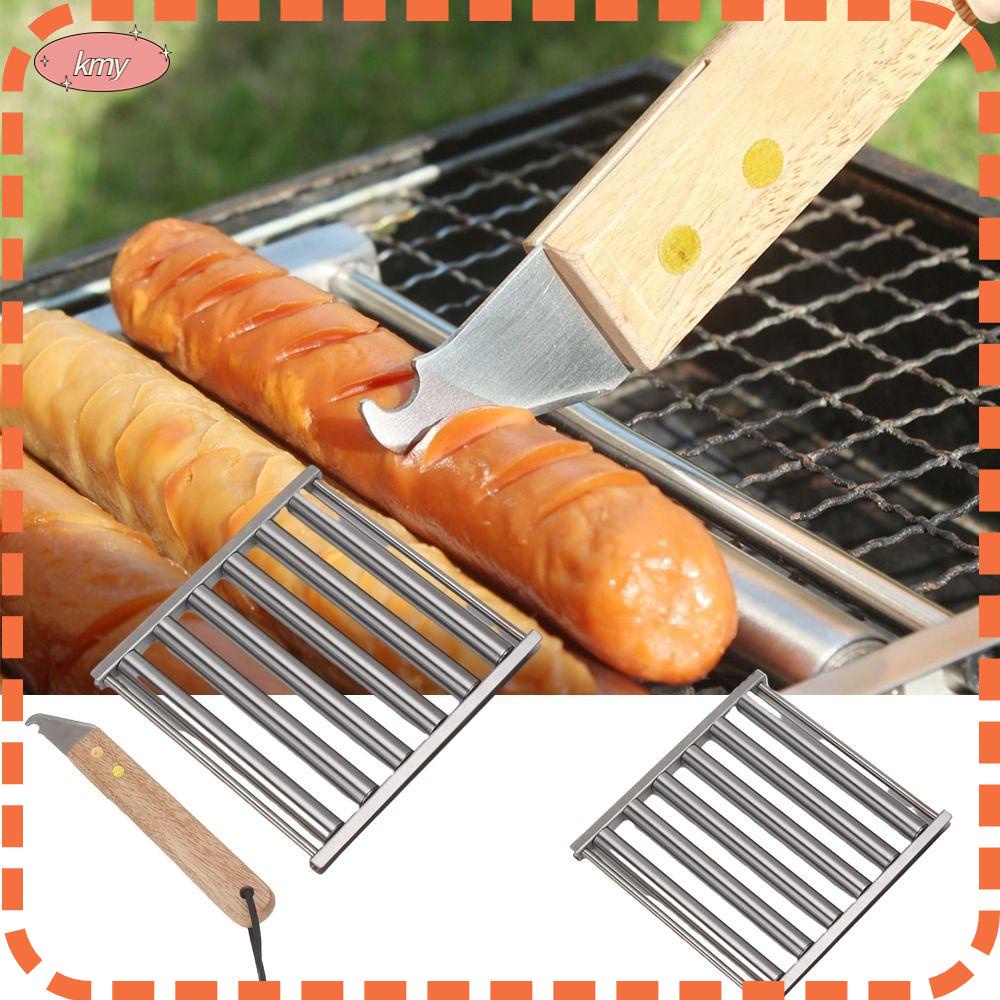 Con Lăn Chịu Nhiệt Chống Bỏng Tay Cầm Dài Bằng Gỗ Dùng Để Nướng BBQ