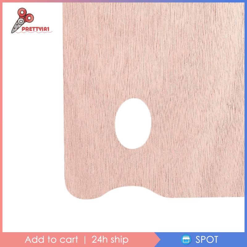 [Prettyia1] Bảng Trộn Màu Nước Vẽ Tranh DIY Bằng Gỗ Cho Người Mới Bắt Đầu