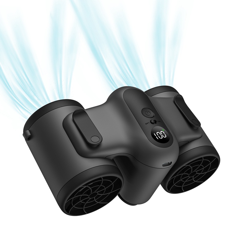 Quạt Điện Cầm Tay Chạy Pin 10000MAh Không Ồn Có Thể Sạc Lại Tiện Dụng