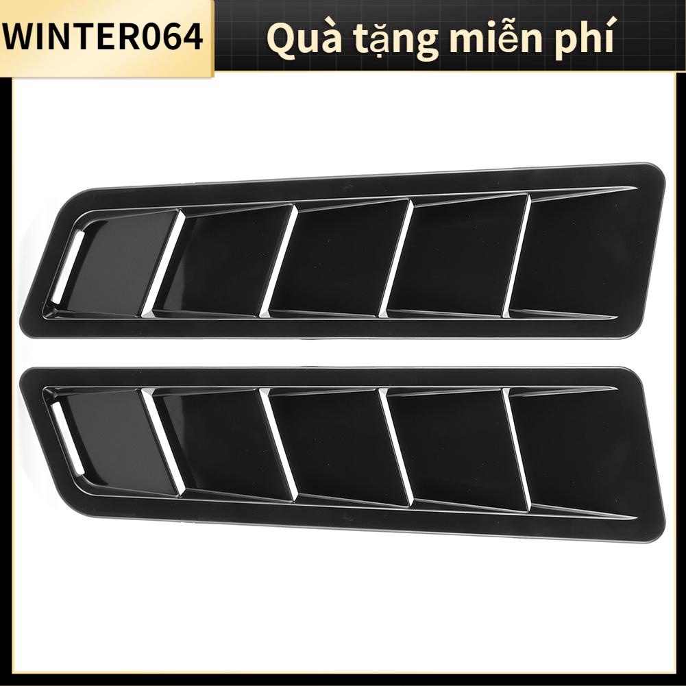 Winter064 2 Chiếc Đa Năng Hood Cửa Hút Không Khí Bảng Viền Bonnet Louver Làm Mát Lỗ Thông Hơi Bao Trang Trí Ngoại Thất Ô Tô