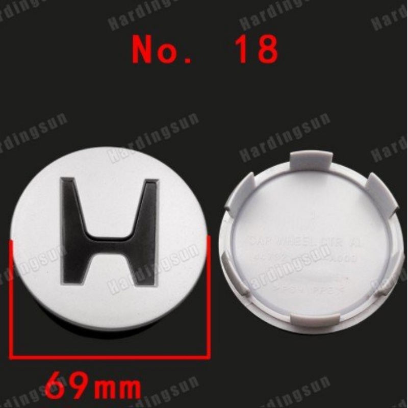 1 Nắp Logo Trang Trí Vành Bánh Xe Hơi Honda 58mm 62MM 69MM