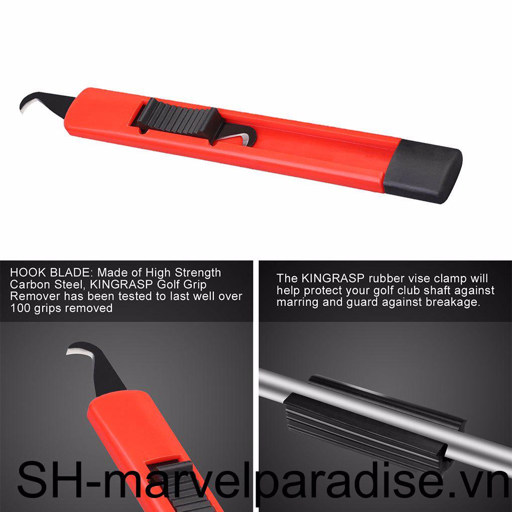 Dụng Cụ Kẹp Gậy Đánh Golf Chuyên Nghiệp Bằng Thép Không Gỉ Tay Cầm Cao Su Chống Ăn Mòn