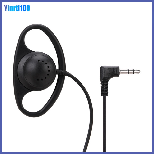 Móc Tai Nghe Chữ D Mềm Giắc Cắm 3.5mm Tương Thích Với Laptop Skype Voip