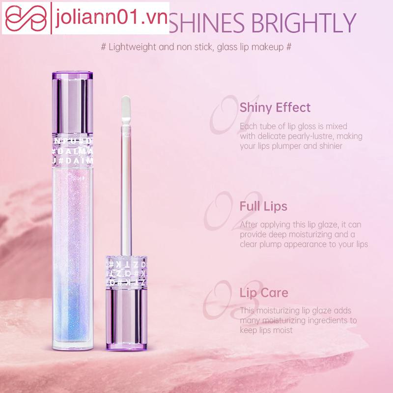 🎐Joliann🎐Water Gloss Lip Gloss Dưỡng ẩm lâu dài Lip Glaze Non Stick Cup Lip Glaze trong suốt