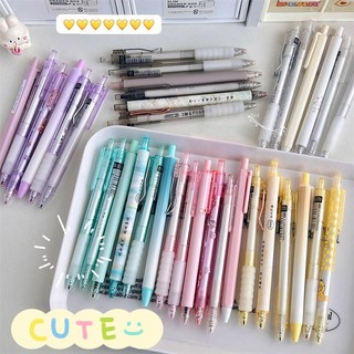 Set 6 Bút Bi Mực Đen Ngòi 0.5mm
