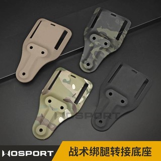 WoSporT Tactical K-Board Series Quick Pullout Case Tactical Leather Case Leggings Adapter Base 17cm Camo