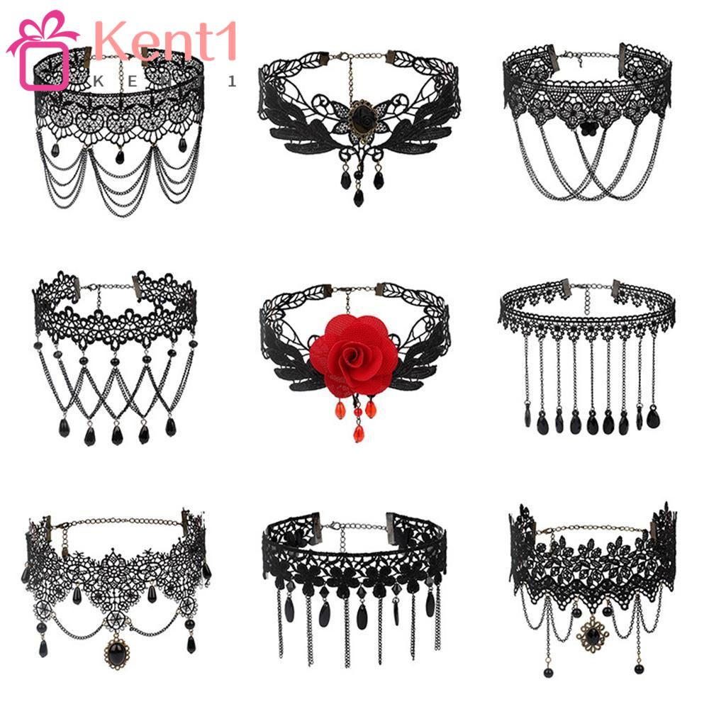 Vòng Cổ Choker Phong Cách Steampunk Gothic Sang Trọng Kat1
