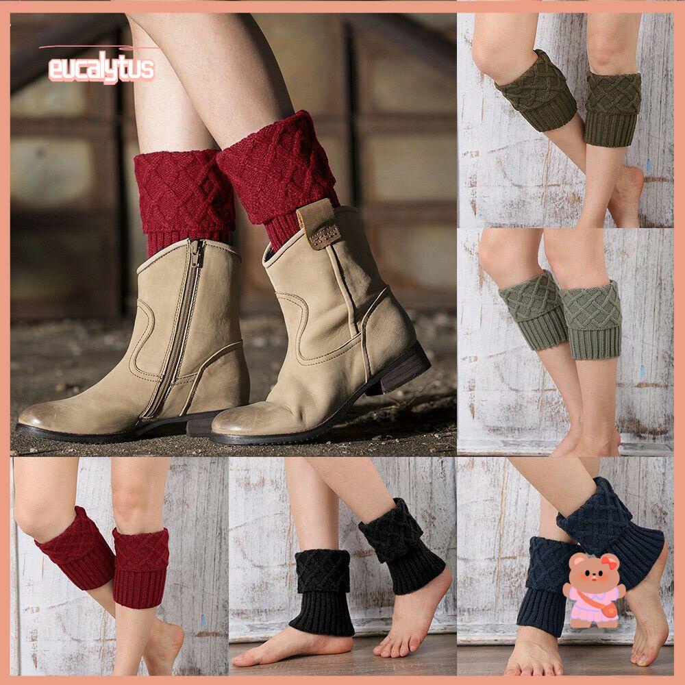 Tất Dệt Kim Ngắn Mềm Giữ Ấm Chân Cho Nữ