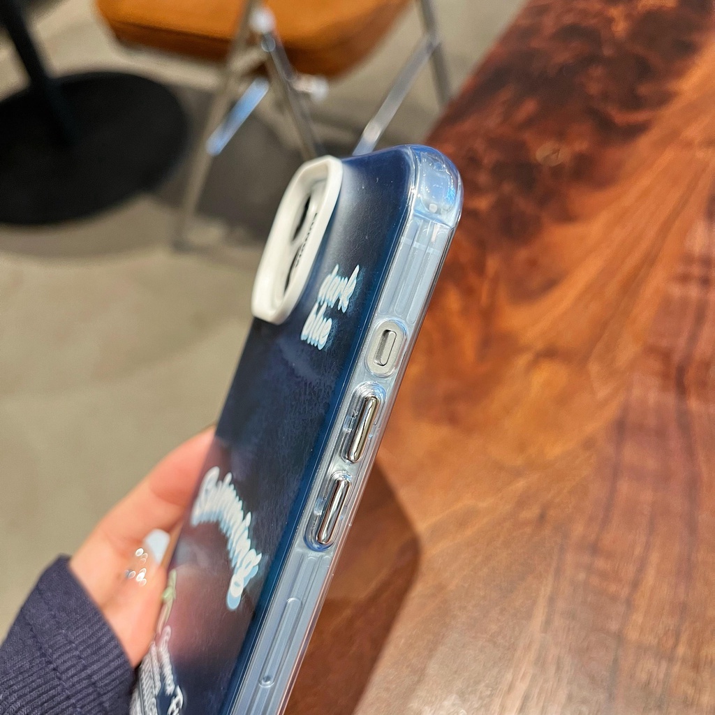 Ốp Điện Thoại TPU Mềm Trong Suốt Chống Rơi Chống Sốc In Họa Tiết Bãi Biển Cho iPhone 14 13 12 11 Pro Max