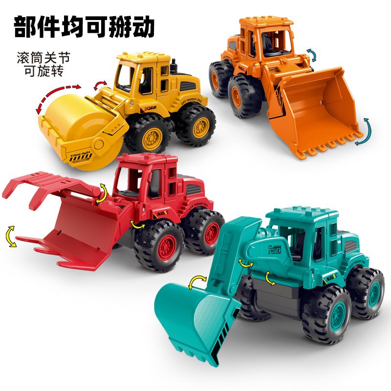 Mô Hình Xe Xúc Đất Đồ Chơi Cho Bé Trai