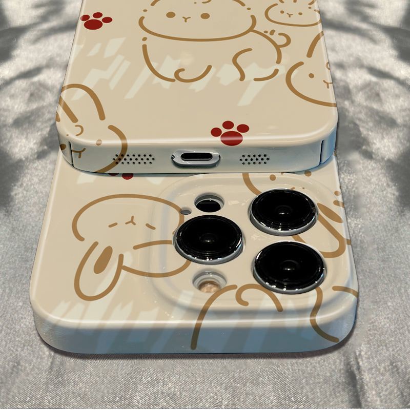 Ốp Điện Thoại Mềm Chống Sốc In Hình Thỏ Graffiti Cho Iphone 12Plus 13 14promax PH9W 78 14 Inch