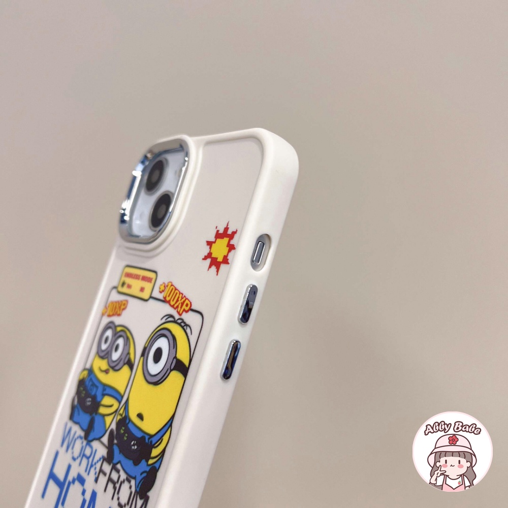 Ốp Điện Thoại TPU Mềm Bóng Chống Bụi Bẩn In Hình Minion Cho IPhone 14 Pro Max 11 12 Pro Max X XS 7Plus