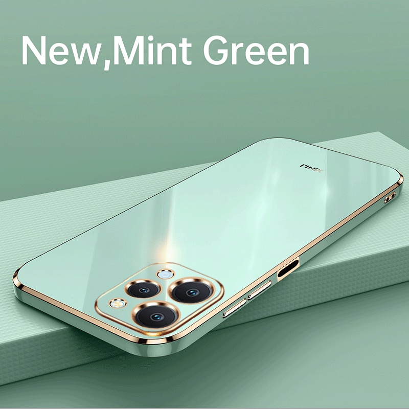 Ốp Điện Thoại Silicon Mềm Mạ Viền Sang Trọng Dành Cho Xiaomi Redmi Note 12 12s 12C Pro Plus 4G 5G Note 12 4G Note 12s 4G