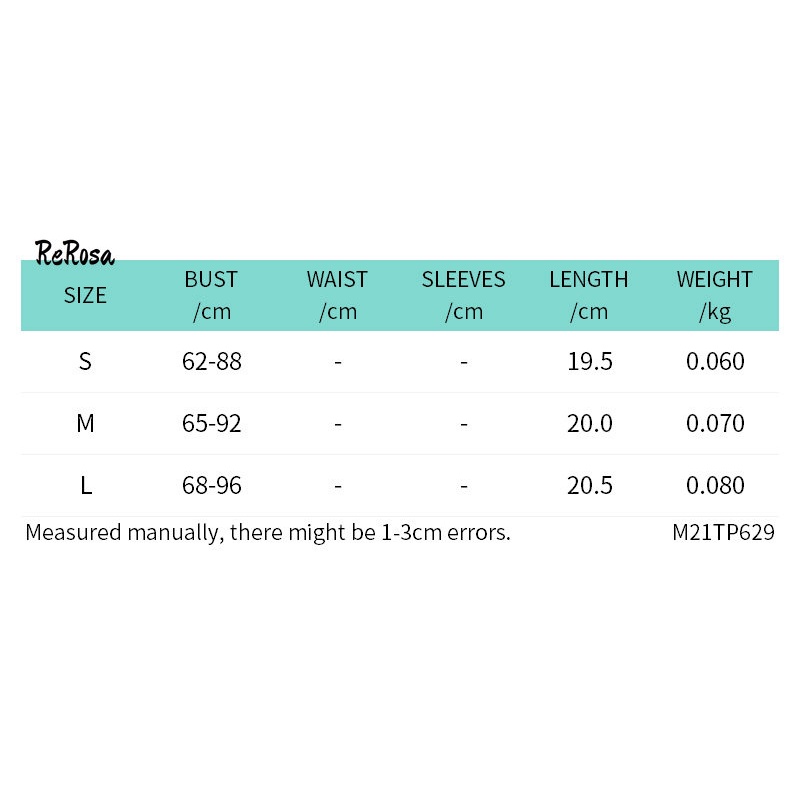 Rerosa Áo Hai Dây Màu Trơn Hở Lưng Thời Trang 2023 Cho Nữ