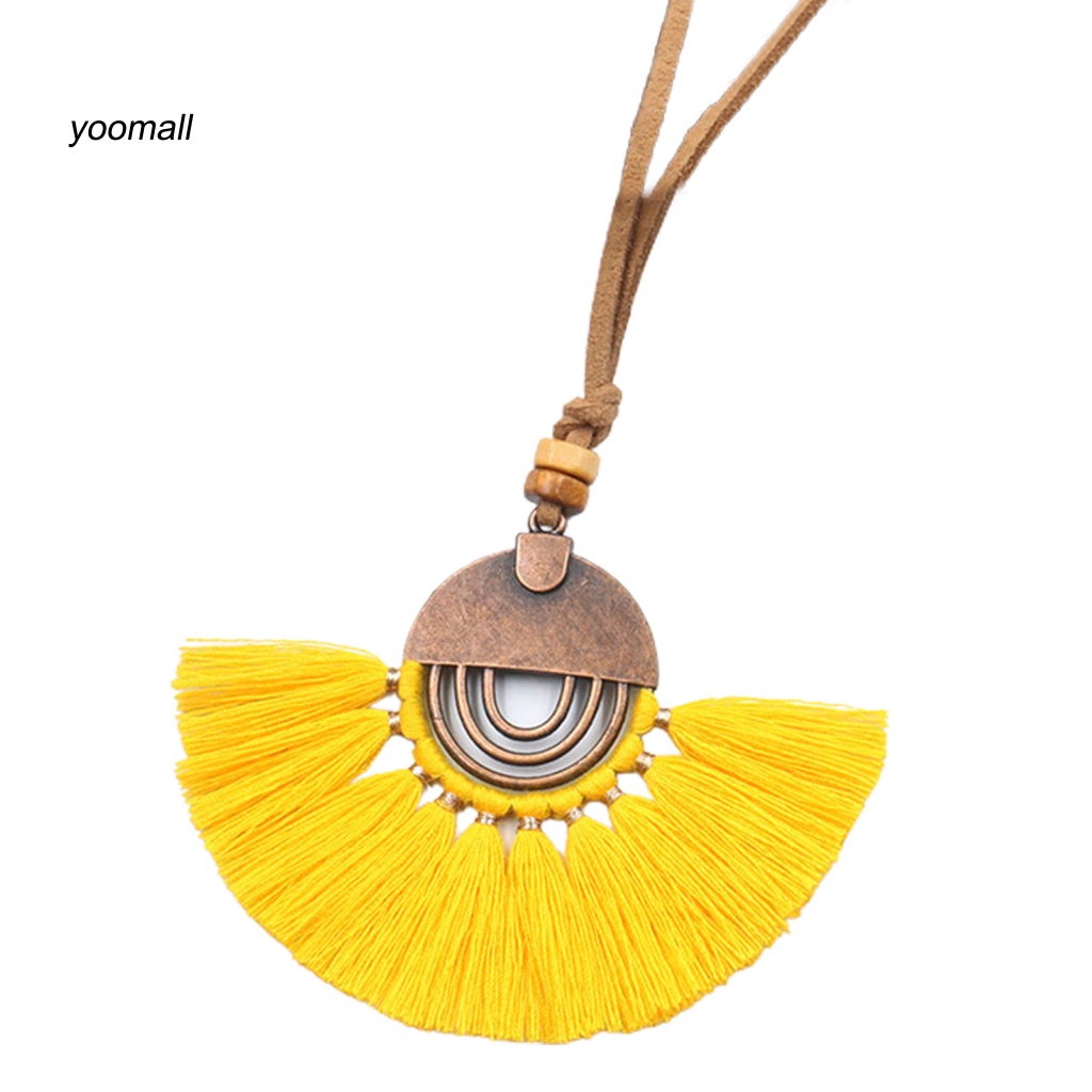 Vòng Cổ Tua Rua Bằng Hợp Kim Phong Cách Bohemian Thời Trang Cho Nữ