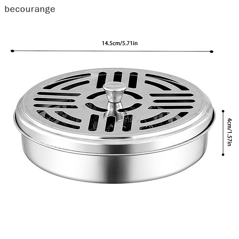 Giá Đỡ Cuộn Dây Đuổi Muỗi [becourange] Khay Đựng Nhang Muỗi Kèm Vỏ Bọc Tiện Lợi Dành Cho Gia Đình [Mới]