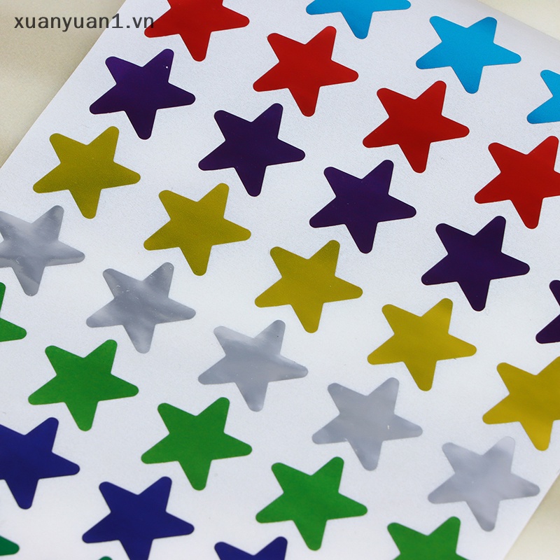 Xuan Set 10 Tấm Nhãn Dán Mini Dùng Làm Phần Thưởng Giáo Viên Mẫu Giáo