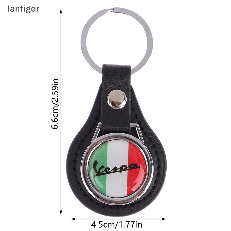 Lanf Mới Móc Khóa Xe Máy Bằng Da Cá Tính